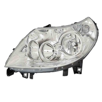 SX_SCRITTA_LOGO.jpg Proiettore Fiat Ducato Furgonato 2011/2013 Sinistro Elettrico Con Motore H1 H7 Py21W W5W T. A