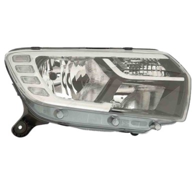 DX_SCRITTA_LOGO.jpg Proiettore Dacia Sandero Ii 2017/2021 Destro Elettrico Led H7 +H7 Py21W T. V
