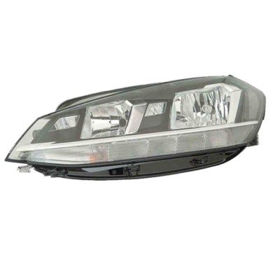 SX_SCRITTA_LOGO.jpg Proiettore Volkswagen Golf Van Vii Variant 2017/2017 Sinistro Elettrico Con Motore Led H7 H9 Wy21W T. He
