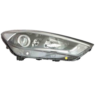 DX_SCRITTA_LOGO.jpg Proiettore Hyundai Tucson Cassone/Suv 2015/2023 Destro Elettrico Con Motore Led H7+H7+H7 Py21W T. Mob