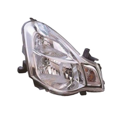 DX_SCRITTA_LOGO.jpg Proiettore Nissan Almera Dal 2011 Destro Elettrico Con Motore H11 Hb3 Py21W W5W Tipo V