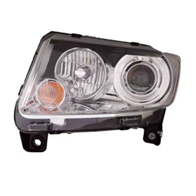 SX_SCRITTA_LOGO.jpg Proiettore Jeep Compass 2010/2016 Sinistro Elettrico Con Motore H9 Wy21W T. V