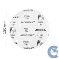 150736-large_default.jpg Mirka Microstar P1500 15f 150mm Fm61105094 Kit 50 Pezzi Disco Grana Ultra Finissima