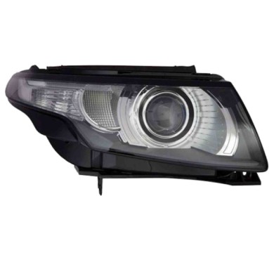 DX_SCRITTA_LOGO.jpg Proiettore Land Rover Range Rover Evoque 2011/2015 Destro Elettrico Con Motore Led Hb3 Psy24W T. Viste
