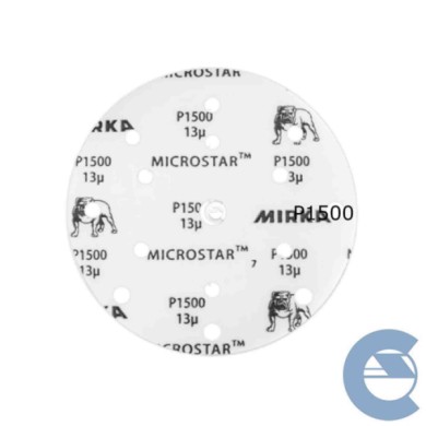 150738-large_default.jpg Mirka Microstar P1500 15f 150mm Fm61105094 Kit 50 Pezzi Disco Grana Ultra Finissima