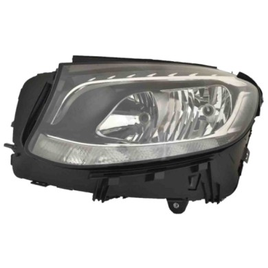 SX_SCRITTA_LOGO.jpg Proiettore Mercedes-Benz Glc 2015/2019 Sinistro Elettrico Con Motore Led H7 Py21W T. Z