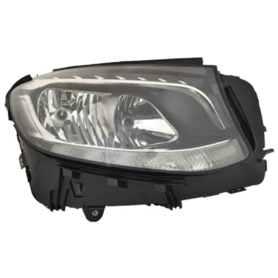 DX_SCRITTA_LOGO.jpg Proiettore Mercedes-Benz Glc 2015/2019 Destro Elettrico Con Motore Led H7 Py21W T. Z