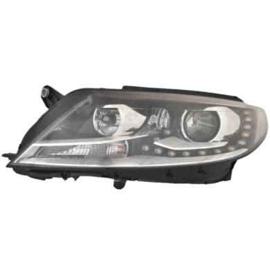 SX_SCRITTA_LOGO.jpg Proiettore Volkswagen Cc 2011/2016 Sinistro Elettrico Con Motore Led H7 D3S Pwy24W T. A