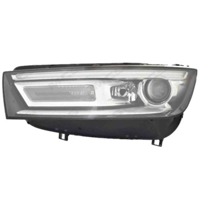 SX_SCRITTA_LOGO.jpg Proiettore Audi Q5 Van 2016/2020 Sinistro Elettrico Con Motore Led H8 D5S Pwy24W T. A