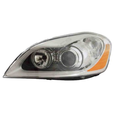 SX_SCRITTA_LOGO.jpg Proiettore Volvo Xc60 2008/2012 Sinistro Elettrico Con Motore H9 D1S Py21W W5W T. V