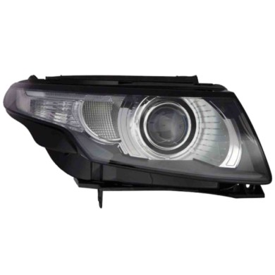 DX_SCRITTA_LOGO.jpg Proiettore Land Rover Range Rover Evoque 2011/2015 Destro Elettrico Con Motore Led D3S Psy24W T. Viste