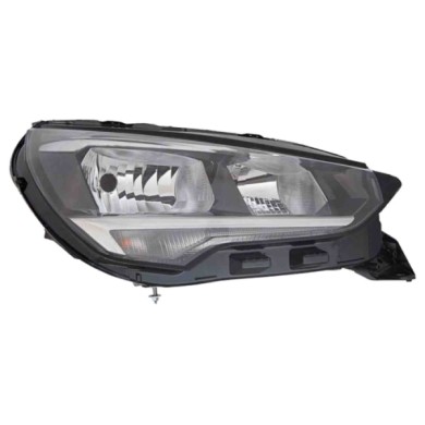DX_SCRITTA_LOGO.jpg Proiettore Opel Corsa F Cassone/Hatchback Dal 2019 Destro Elettrico Con Motore H7 H15 Pwy24W Tipo F