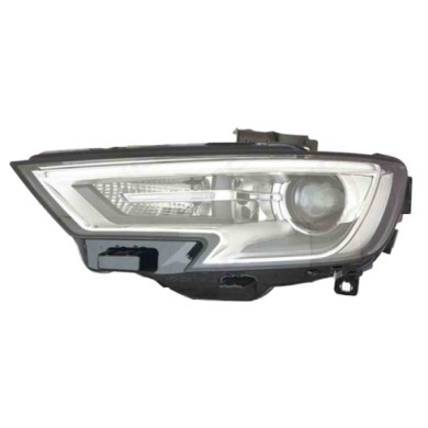 SX_SCRITTA_LOGO.jpg Proiettore Audi A3 Cabriolet 2016/2020 Sinistro Elettrico Con Motore Led H8 D5S Pwy24W Tipo V