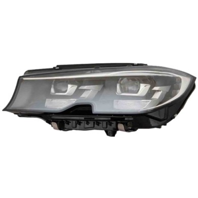 DX_SCRITTA_LOGO.jpg Proiettore Bmw 3 Touring Van 2018/2020 Destro Elettrico Con Motore Led Tipo Al