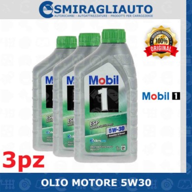 144370-large_default.jpg Olio Motore Auto Mobil 1 5w30 3 Litri Sintetico Diesel Gasolio Benzina Turbo Td