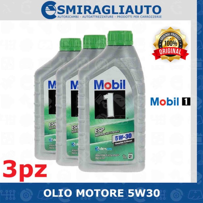 144370-large_default.jpg Olio Motore Auto Mobil 1 5w30 3 Litri Sintetico Diesel Gasolio Benzina Turbo Td