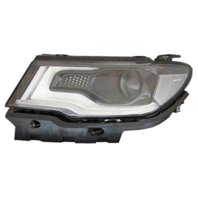SX_SCRITTA_LOGO.jpg Proiettore Jeep Compass 2017/2018 Sinistro Elettrico Con Motore Led Hb3 T.Alb