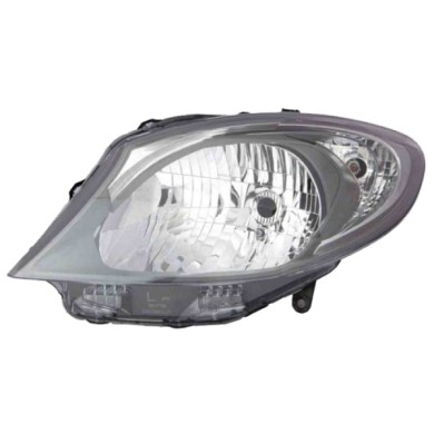 SX_SCRITTA_LOGO.jpg Proiettore Mercedes-Benz Citan Combi 2012/2021 Sinistro Elettrico H4 Py21W W5W T. Ko