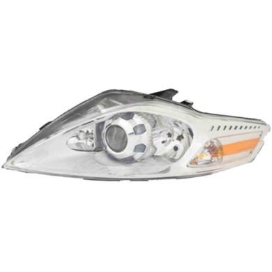 SX_SCRITTA_LOGO.jpg Proiettore Ford Mondeo Iv Turnier 2007/2010 Sinistro Elettrico Con Motore H1 +H1 D1S Py21W W5W T. Viste