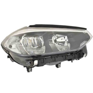 DX_SCRITTA_LOGO.jpg Proiettore Bmw X3 Van 2017/2020 Destro Elettrico Con Motore Led H7 Py24W T. Alb