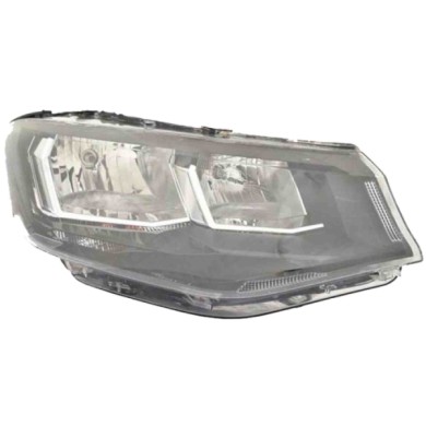 DX_SCRITTA_LOGO.jpg Proiettore Volkswagen Caddy V Cassone 2020/2024 Destro Elettrico Con Motore H7 H15 Py21W T.  El