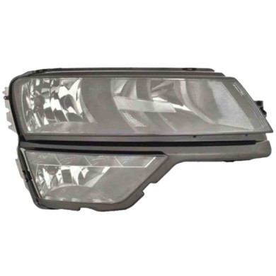 DX_SCRITTA_LOGO.jpg Proiettore Skoda Karoq Dal 2017 Destro Fendinebbia Elettrico Con Motore Led H1 H7 Py24W W5W Tipo Var