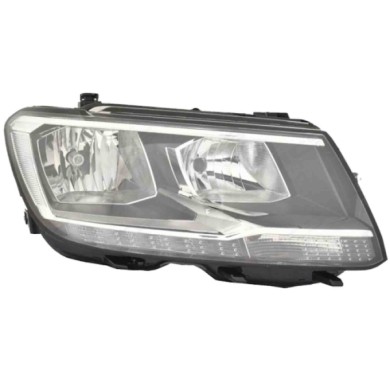 DX_SCRITTA_LOGO.jpg Proiettore Volkswagen Tiguan Allspace 2016/2022 Destro Elettrico Con Motore H7 Py21W T. A