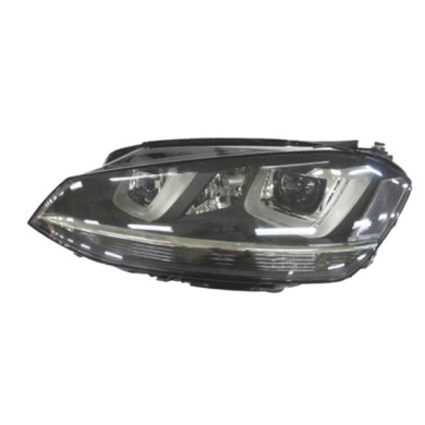 SX_SCRITTA_LOGO.jpg Proiettore Volkswagen Golf Viii Variant 2019/2022 Sinistro Vetro Del Fanale