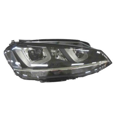 DX_SCRITTA_LOGO.jpg Proiettore Volkswagen Golf Viii Variant 2019/2022 Destro Vetro Del Fanale