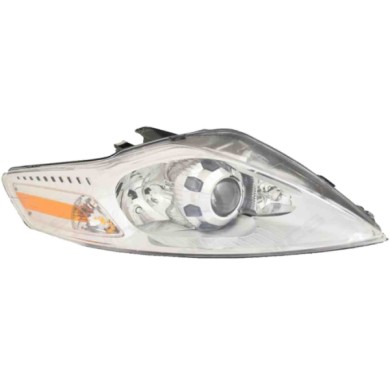 DX_SCRITTA_LOGO.jpg Proiettore Ford Mondeo Iv 2011/2015 Destro Elettrico Con Motore H1 D1S Py21W T. Viste