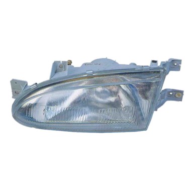 DX_SCRITTA_LOGO.jpg Proiettore Hyundai Accent Tre Volumi 1996/1997 Destro Manuale H4 W5W