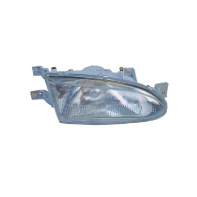 SX_SCRITTA_LOGO.jpg Proiettore Hyundai Accent Tre Volumi 1996/1997 Sinistro Manuale H4 W5W