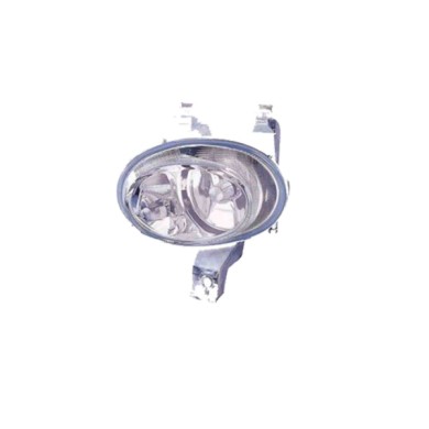 DX_SCRITTA_LOGO.jpg Proiettore Fendinebbia Peugeot 206 2 Volumi/Coda Spiovente 1998/2005 Destro Senza Portalampada Gruppo Ottico