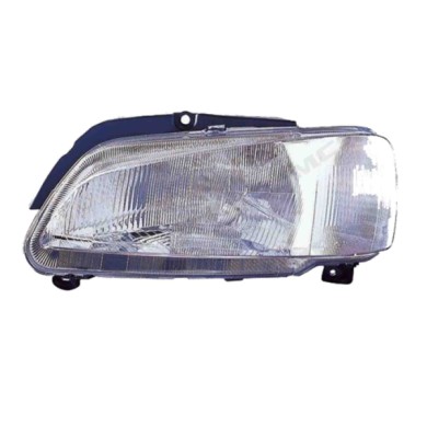 DX_SCRITTA_LOGO.jpg Proiettore Peugeot 106 Van Ii Cassone/Coda Spiovente 1996/2004 Destro Manuale Ed Elettrico H4 Py21W W5W