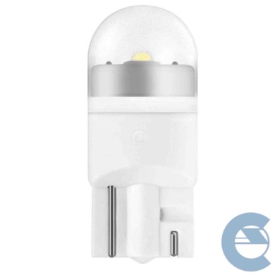 OSRAM-2825-2-LOGO.jpg Osram Lampada Led Bianca 2825dwp02b T10 12v 5w W5v Blister Doppio