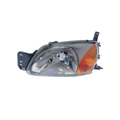SX_SCRITTA_LOGO.jpg Proiettore Ford Fiesta Iv 1999/2001 Sinistro Elettrico Con Motore H4 P21W W5W