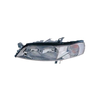 SX_SCRITTA_LOGO.jpg Proiettore Opel Vectra B 2 Volumi/Coda Spiovente 1999/2002 Sinistro Manuale Ed Elettrico H7 +H7 Py21W W5W T.