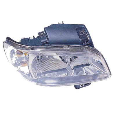SX_SCRITTA_LOGO.jpg Proiettore Seat Cordoba Vario 1999/2002 Sinistro Elettrico H1 H7 Py21W W5W