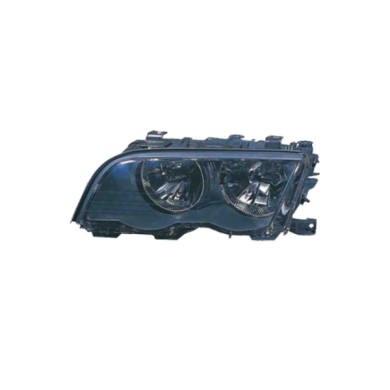 SX_SCRITTA_LOGO.jpg Proiettore Bmw 3 Touring 1997/2001 Sinistro Elettrico Con Motore Nero H7 +H7 W5W
