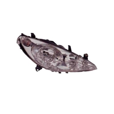 SX_SCRITTA_LOGO.jpg Proiettore Peugeot 307 Break 2000/2005 Sinistro Fendinebbia Elettrico Con Motore H1 H7 +H1 Py21W W5W