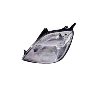 SX_SCRITTA_LOGO.jpg Proiettore Ford Fiesta V Van 2001/2005 Sinistro Elettrico Con Motore H4 Py21W W5W