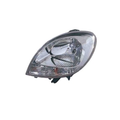 SX_SCRITTA_LOGO.jpg Proiettore Renault Kangoo Express 2003/2009 Sinistro Elettrico Bianco H4 Py21W W5W