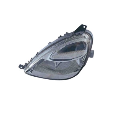 SX_SCRITTA_LOGO.jpg Proiettore Mercedes-Benz Classe A 2001/2004 Sinistro Elettrico Pneumatico H4 H7 +H4 Py21W W5W