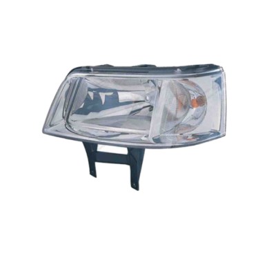 DX_SCRITTA_LOGO.jpg Proiettore Volkswagen Transporter V Furgonato 2003/2009 Destro Elettrico Con Motore H4 Py21W W5W