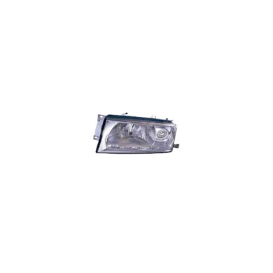 SX_SCRITTA_LOGO.jpg Proiettore Skoda Octavia I Combi 2001/2004 Sinistro Elettrico H4 W5W