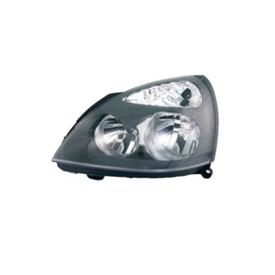 SX_SCRITTA_LOGO.jpg Proiettore Renault Clio Ii Furgonato 2001/2004 Sinistro Elettrico Grigio H1 H7 Py21W W5W T. He