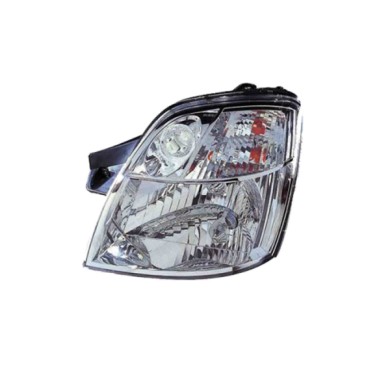 SX_SCRITTA_LOGO.jpg Proiettore Kia Picanto 2004/2007 Sinistro Elettrico Con Motore H4 Py21W W5W