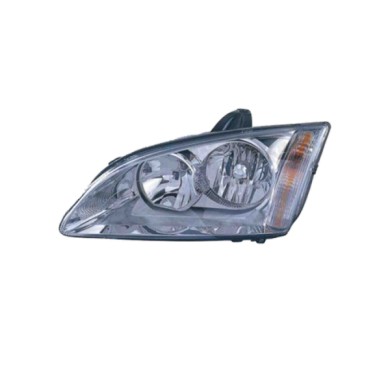 DX_SCRITTA_LOGO.jpg Proiettore Ford Focus Ii Cabriolet 2004/2008 Destro Manuale Ed Elettrico Cromato H1 H7 Py21W W5W