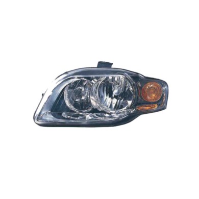 SX_SCRITTA_LOGO.jpg Proiettore Audi A4 B7 Cabriolet 2005/2008 Sinistro Elettrico Con Motore Arancio H7 +H7 P21W W5W