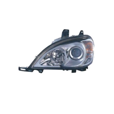 SX_SCRITTA_LOGO.jpg Proiettore Mercedes-Benz Classe M 2001/2005 Sinistro Elettrico Con Motore H7 +H7 Py21W W5W